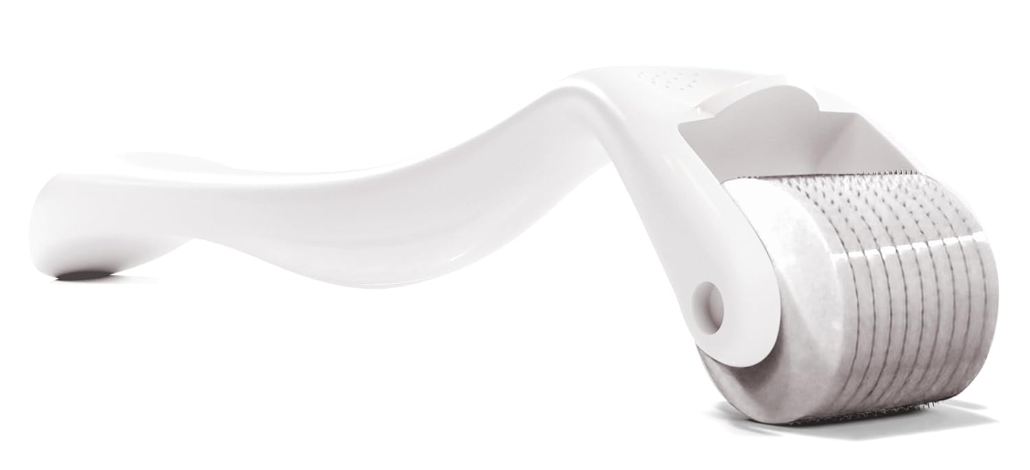 ROSELYNBOUTIQUE Derma Roller for Hair Beard Facial Skin Face Body Scalp 540 Titanium Microneedle for Men Women 0.25mm Cosmetic Beauty Instrument