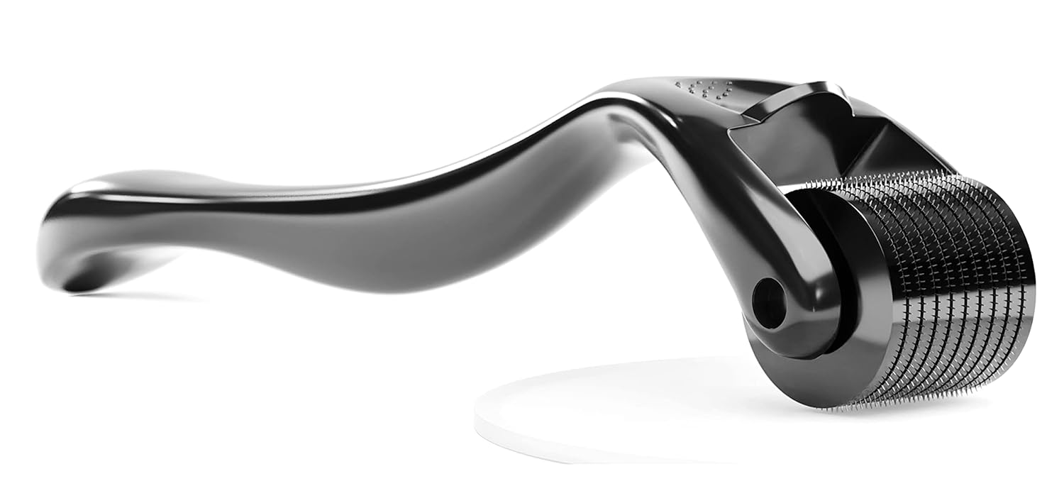 ROSELYNBOUTIQUE Derma Roller for Hair Beard Facial Skin Face Body Scalp 540 Titanium Microneedle for Men Women 0.25mm Cosmetic Beauty Instrument