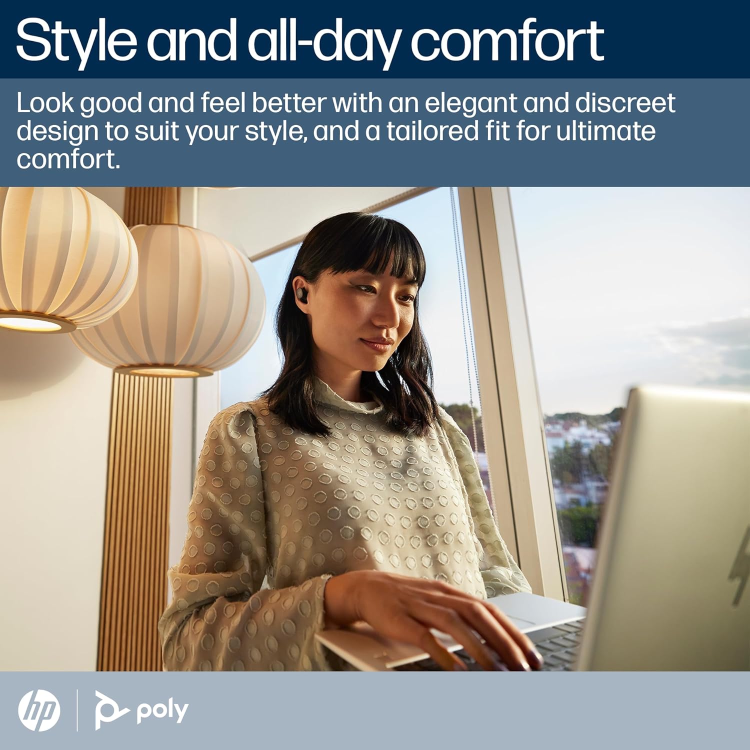 Poly – Voyager Free 20 – True Wireless Earbuds in Black - Adaptive ANC, AI Enhanced Audio and Personalized Comfort - Works with PC/Mobile